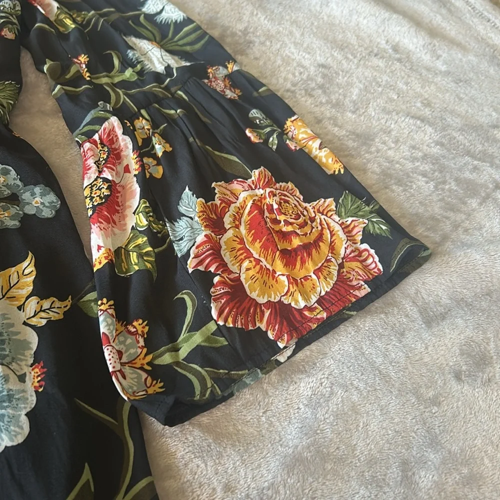 Loft floral long sleeve dress - Picture 2 of 6